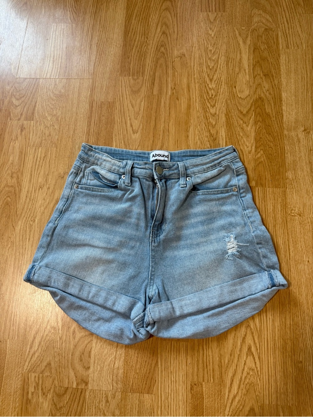 Abound Light Blue Denim Jean Shorts - Size 28
